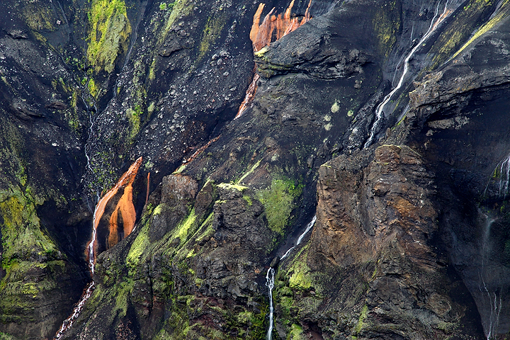 Markarfljot - Canyon Walls Detail