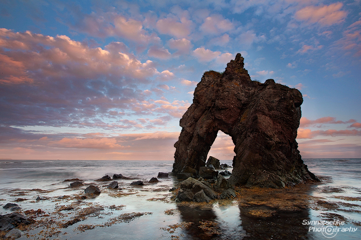 Bakkastakkur at Sunrise