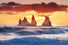 Reynisdrangar in Winter