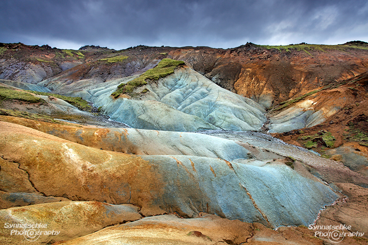 Colorful Rhyolite at Sogin