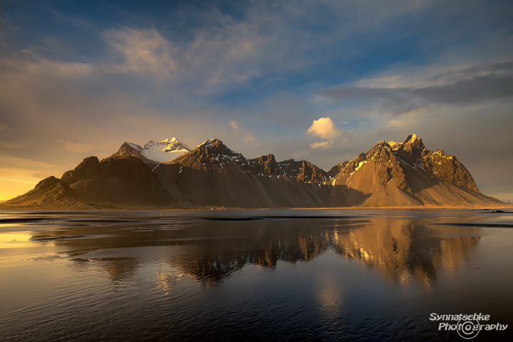 Stokksnes Winter Sunset