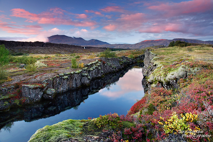 Silfra at Thingvellir in Autumn