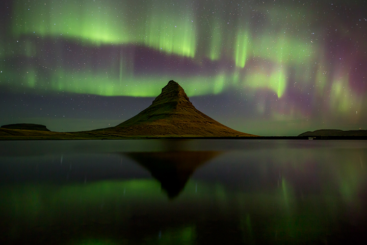 Northern Lights at Kirkjufell