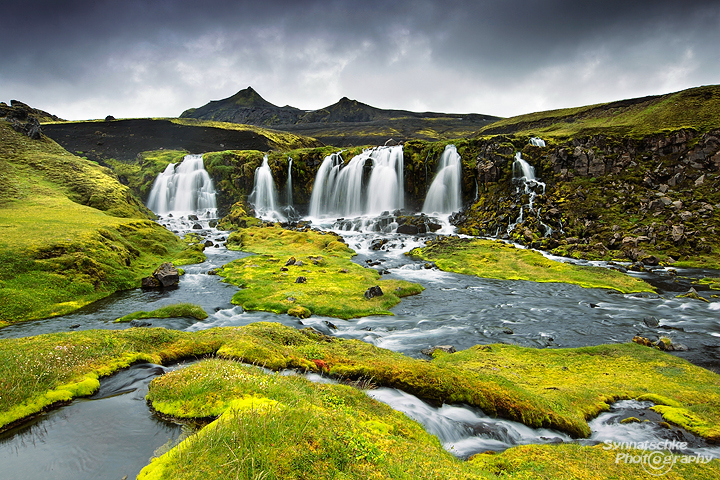 Blafjallakvisl Waterfall