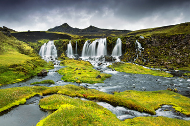 Blafjallakvisl Waterfall