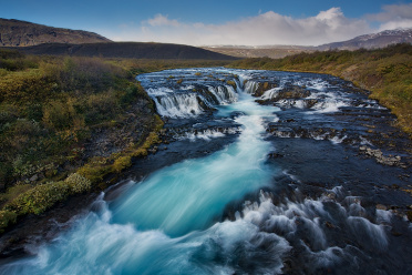 Brúarfoss in late Summer