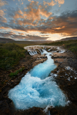 bruarfoss-sunset-2