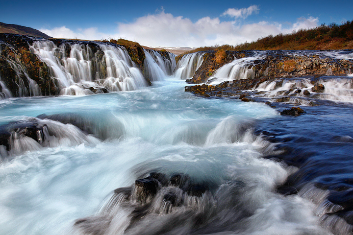 Bruarfoss Waterfall