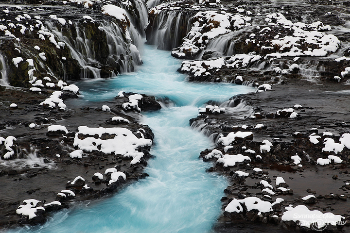 Bruarfoss Waterfall