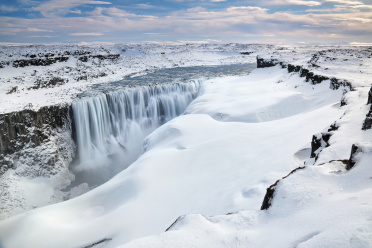 Dettifoss in Winter