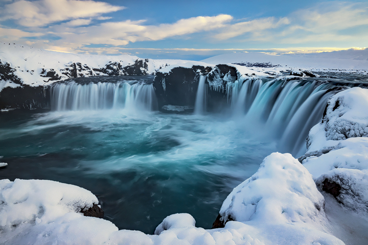 Godafoss in Winter