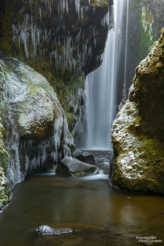 Icy Cave Falls