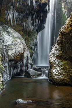 Icy Cave Falls