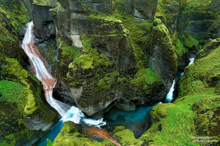 Fjadrarglufur Canyon, Iceland