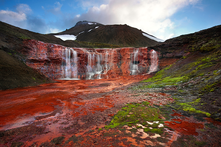 Raudafoss Waterfall