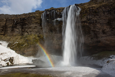 Rainbow at Seljalandsfoss