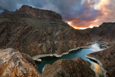 Reservoir at Sunset