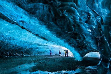 Ice Caving in Iceland