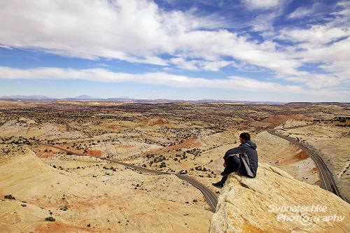 Overlooking Scenic Byway 12 Between Escalante and Boulder