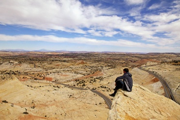 Overlooking Scenic Byway 12 Between Escalante and Boulder