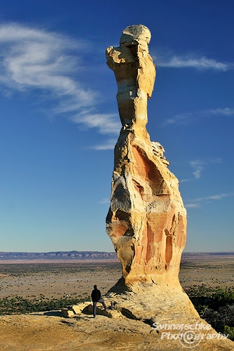 Standing Under the Poodle Rock