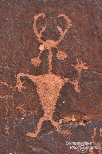 Moab Man Petroglyph