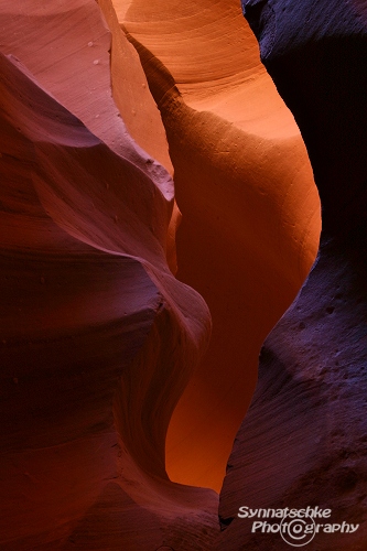 Lower Antelope Canyon on Fire