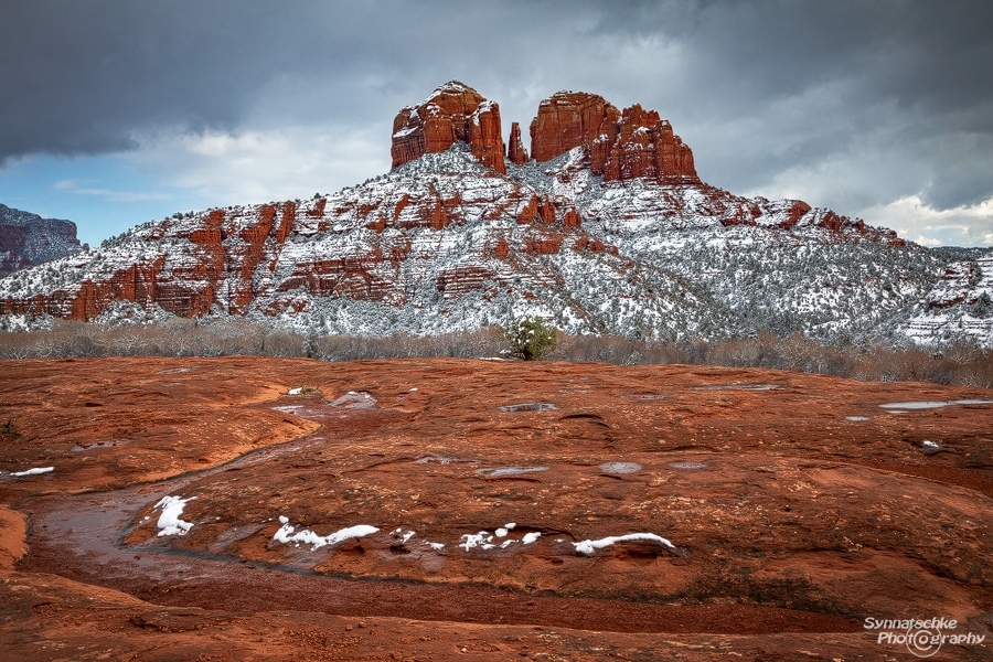 Cathedral Rock View in Winter