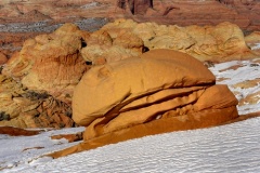 Burger Rock in Snow