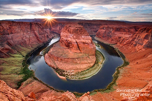 Sunset at Horseshoe Bend