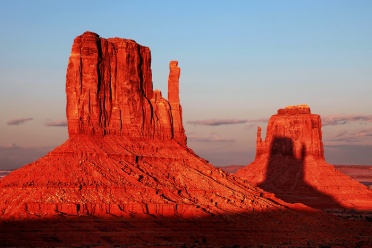 Mitten Shadow Event at Monument Valley