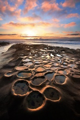 Sunset at La Jolla, San Diego