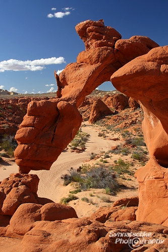 Ephemeral Arch in Fire Canyon