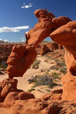Ephemeral Arch in Fire Canyon