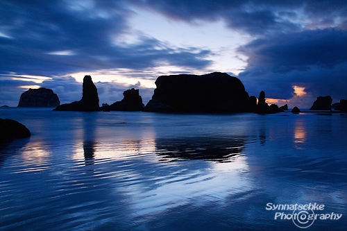 Bandon Beach Blue Hour