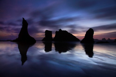 Bandon Beach Fast Moving Clouds