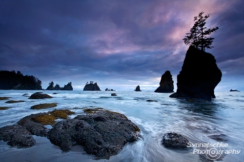 Sea Stack Thunderstorm