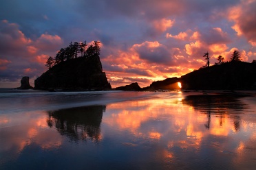 Second Beach at Olympic National Park
