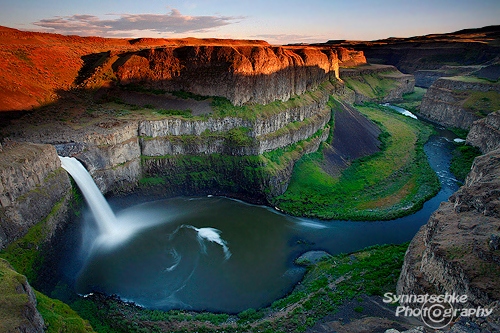 Palouse Falls at Sunset