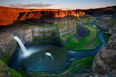 Palouse Falls at Sunset