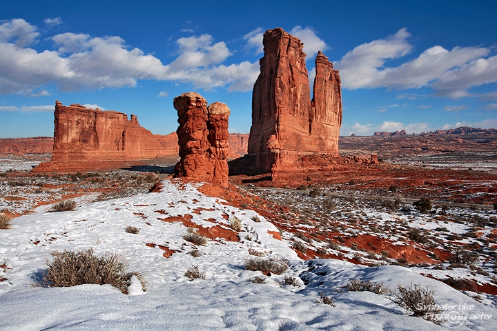 Arches NP in Winter