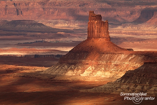 Lights and Shadow on a Canyonlands Butte