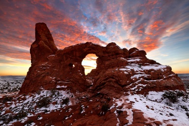 Turret Arch in Winter