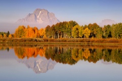 Oxbow Bend Reflection in Fall