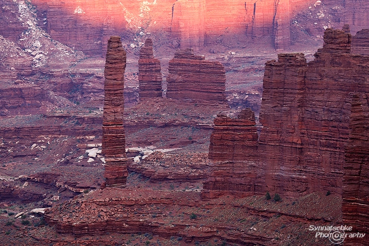 Monument Basin at White Rim Road in Caynyonlands National Park