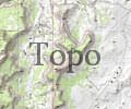 Topo map Thousand Pockets